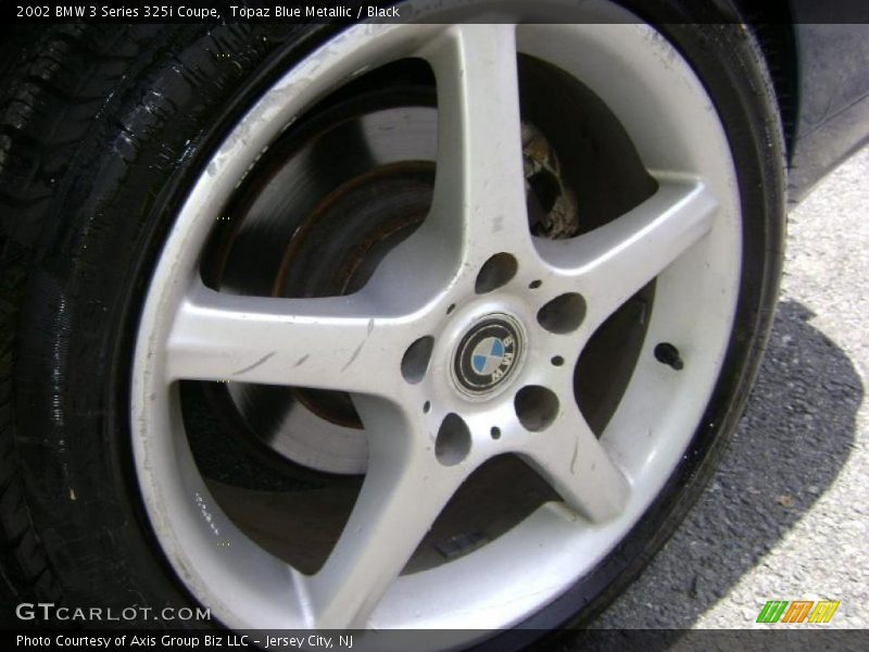 Topaz Blue Metallic / Black 2002 BMW 3 Series 325i Coupe