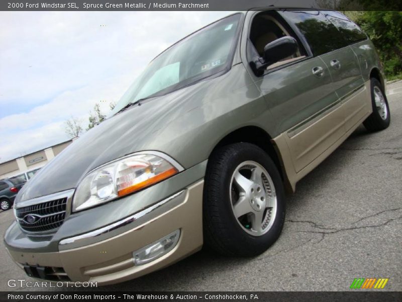 Spruce Green Metallic / Medium Parchment 2000 Ford Windstar SEL