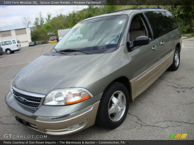 Spruce Green Metallic / Medium Parchment 2000 Ford Windstar SEL