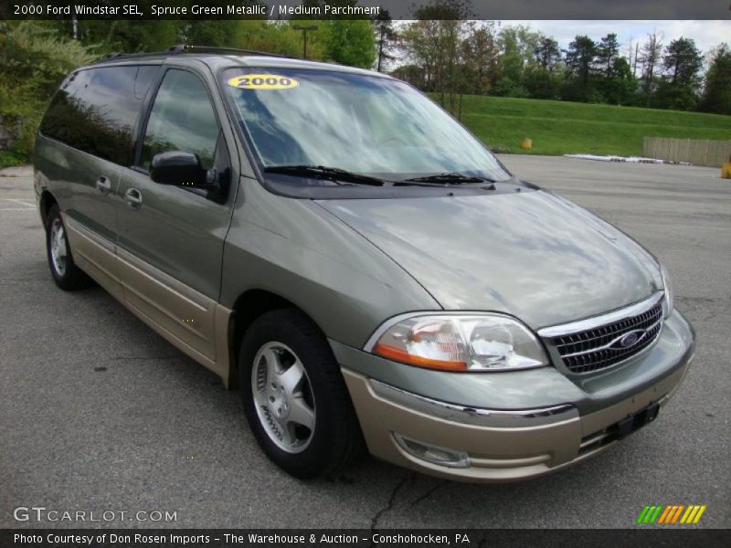 Spruce Green Metallic / Medium Parchment 2000 Ford Windstar SEL