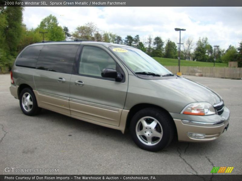 Spruce Green Metallic / Medium Parchment 2000 Ford Windstar SEL