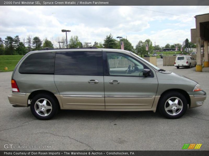 Spruce Green Metallic / Medium Parchment 2000 Ford Windstar SEL