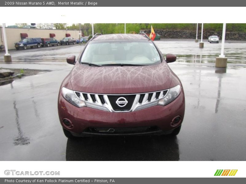 Merlot Metallic / Beige 2009 Nissan Murano S AWD