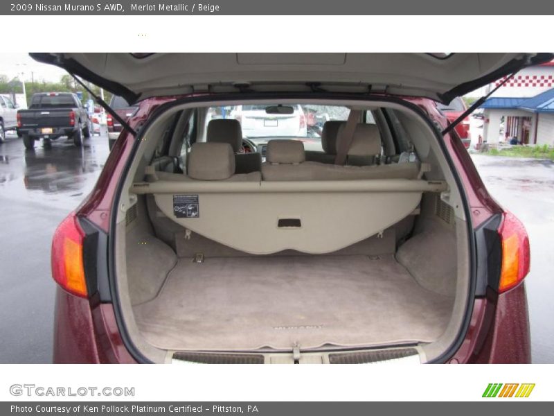 Merlot Metallic / Beige 2009 Nissan Murano S AWD