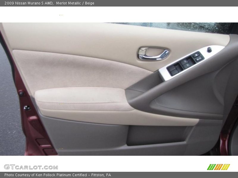 Merlot Metallic / Beige 2009 Nissan Murano S AWD