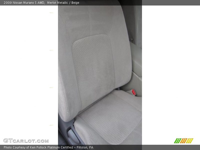 Merlot Metallic / Beige 2009 Nissan Murano S AWD