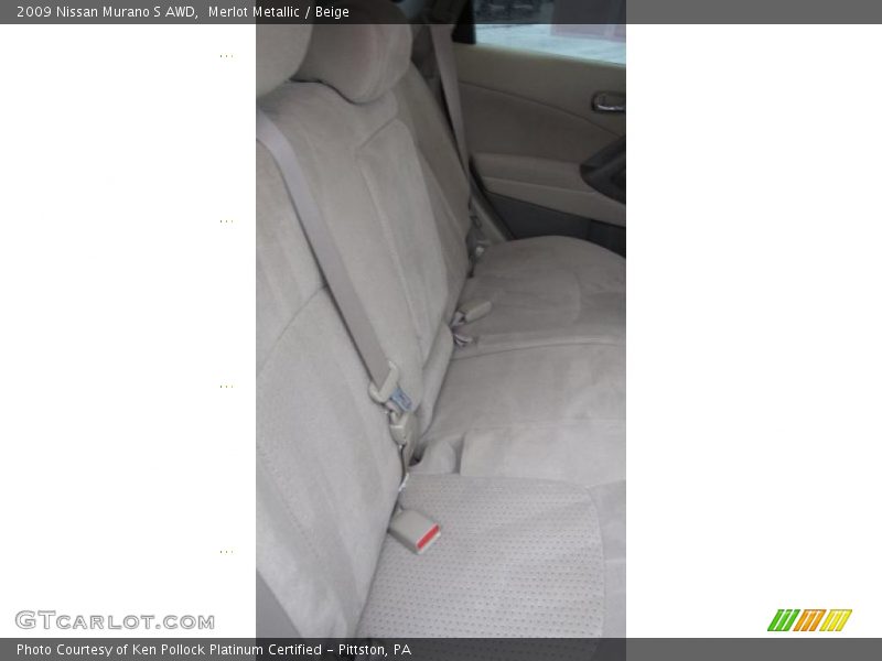 Merlot Metallic / Beige 2009 Nissan Murano S AWD