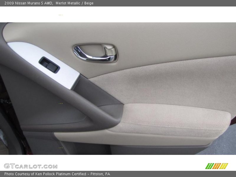 Merlot Metallic / Beige 2009 Nissan Murano S AWD