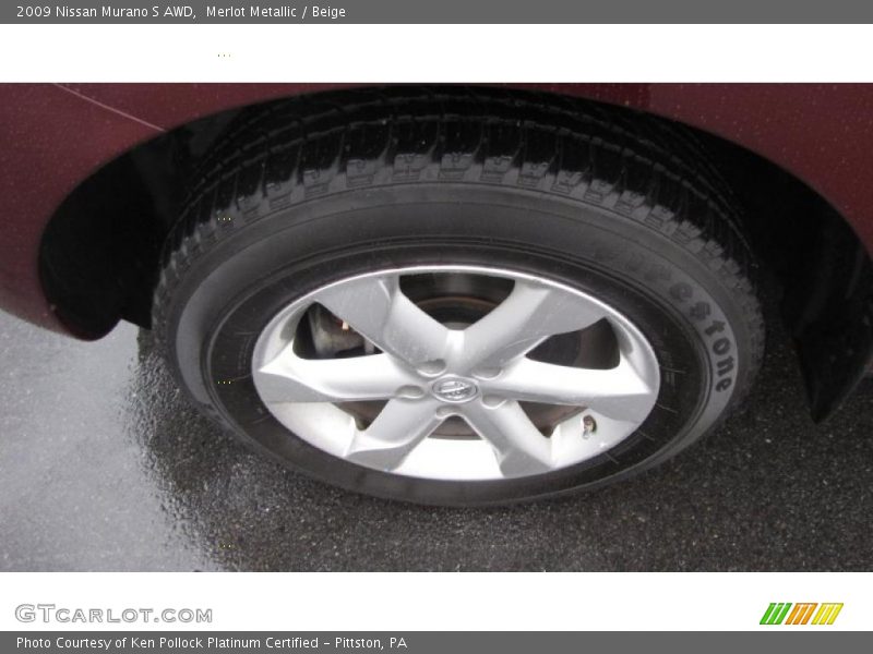 Merlot Metallic / Beige 2009 Nissan Murano S AWD