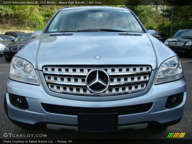 Alpine Rain Metallic / Ash Grey 2008 Mercedes-Benz ML 350 4Matic