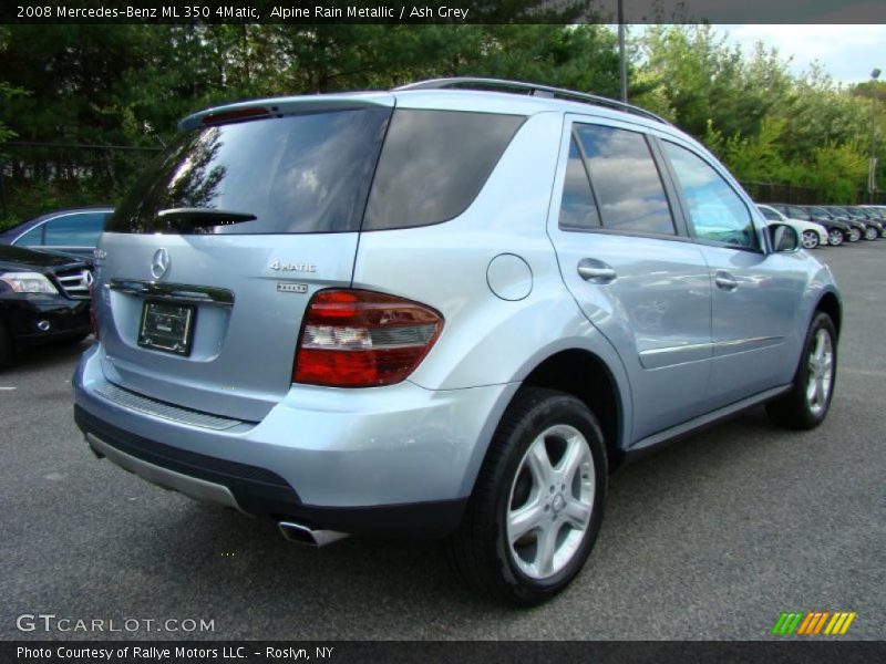 Alpine Rain Metallic / Ash Grey 2008 Mercedes-Benz ML 350 4Matic