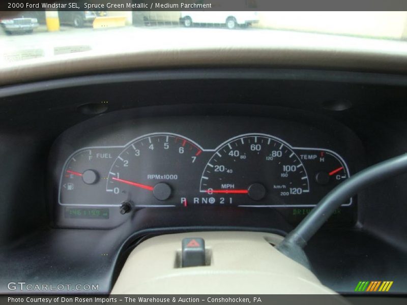 Spruce Green Metallic / Medium Parchment 2000 Ford Windstar SEL