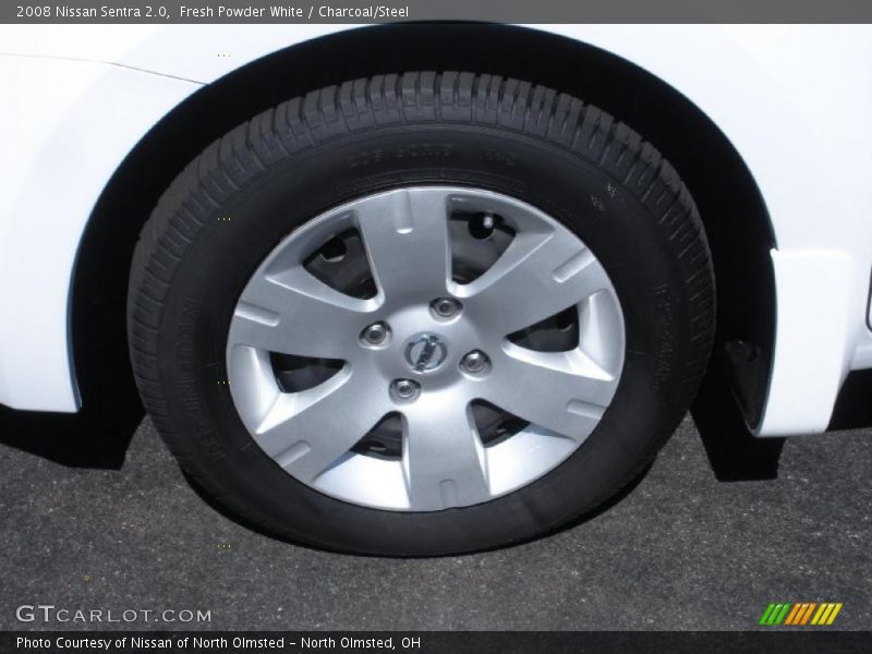 Fresh Powder White / Charcoal/Steel 2008 Nissan Sentra 2.0