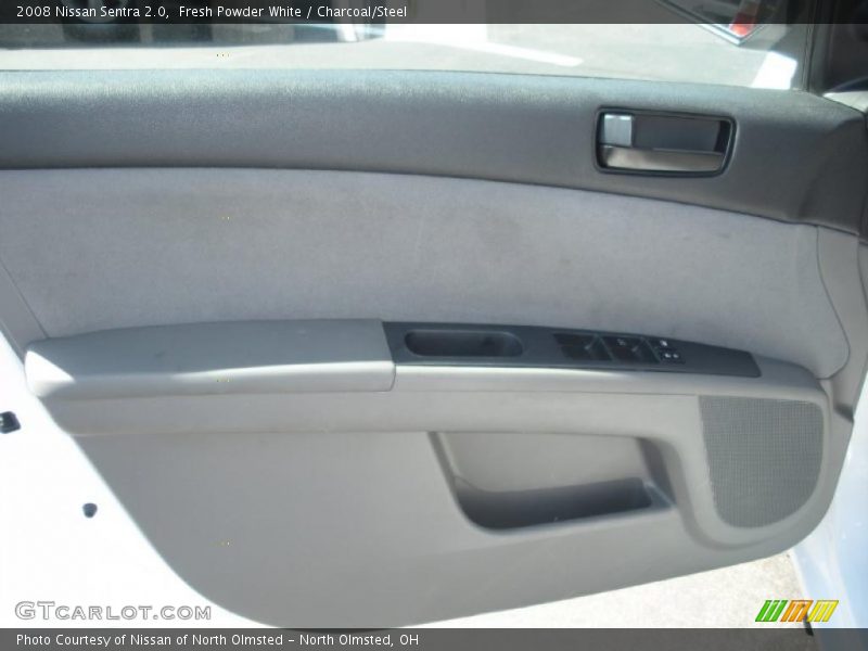 Fresh Powder White / Charcoal/Steel 2008 Nissan Sentra 2.0