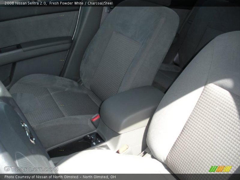 Fresh Powder White / Charcoal/Steel 2008 Nissan Sentra 2.0