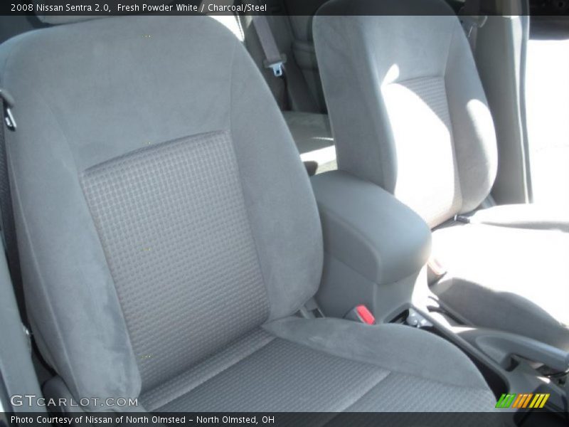 Fresh Powder White / Charcoal/Steel 2008 Nissan Sentra 2.0