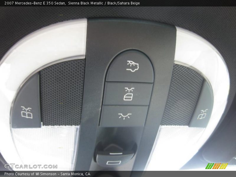 Sienna Black Metallic / Black/Sahara Beige 2007 Mercedes-Benz E 350 Sedan