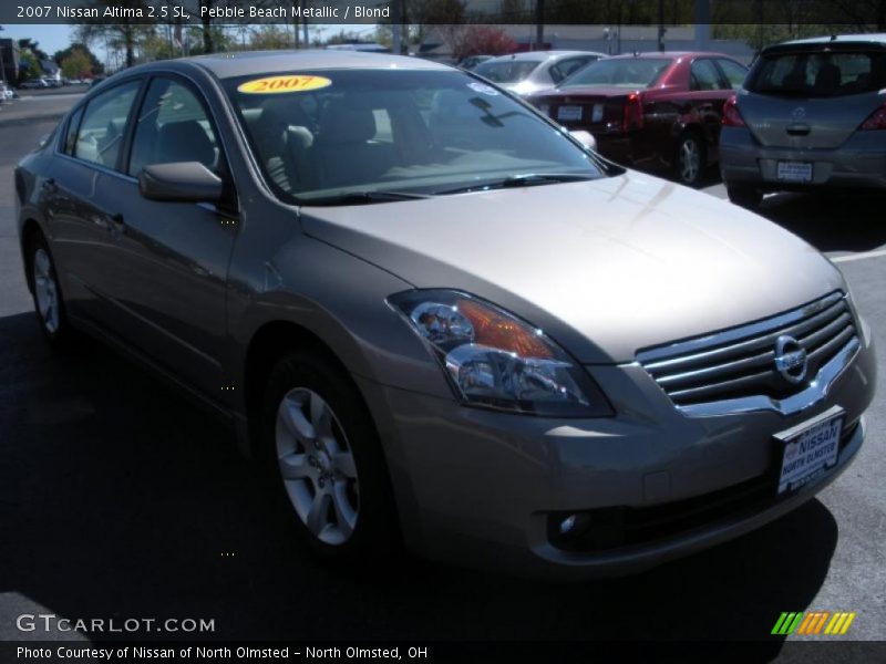 Pebble Beach Metallic / Blond 2007 Nissan Altima 2.5 SL