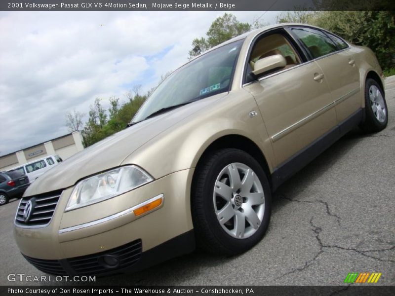 Mojave Beige Metallic / Beige 2001 Volkswagen Passat GLX V6 4Motion Sedan