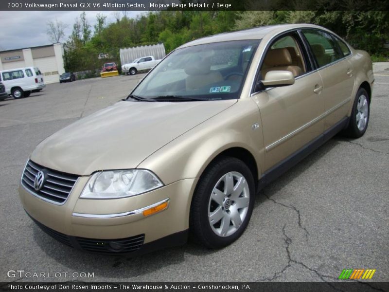 Mojave Beige Metallic / Beige 2001 Volkswagen Passat GLX V6 4Motion Sedan