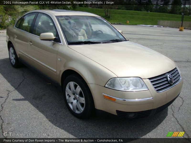 Mojave Beige Metallic / Beige 2001 Volkswagen Passat GLX V6 4Motion Sedan