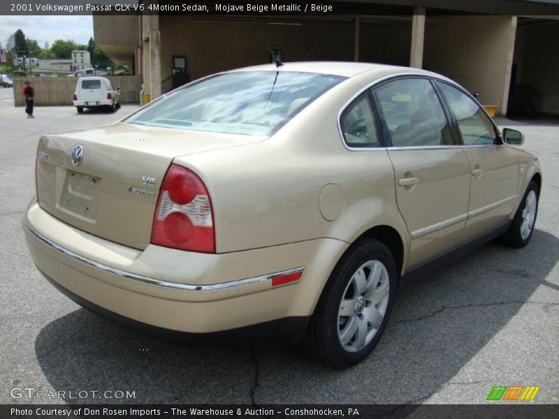 Mojave Beige Metallic / Beige 2001 Volkswagen Passat GLX V6 4Motion Sedan