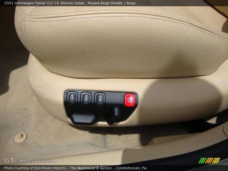 Mojave Beige Metallic / Beige 2001 Volkswagen Passat GLX V6 4Motion Sedan