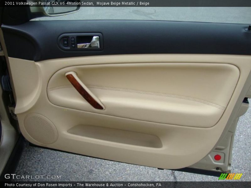 Mojave Beige Metallic / Beige 2001 Volkswagen Passat GLX V6 4Motion Sedan