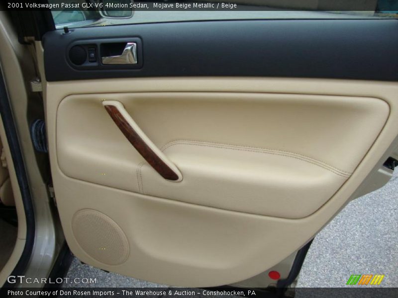 Mojave Beige Metallic / Beige 2001 Volkswagen Passat GLX V6 4Motion Sedan
