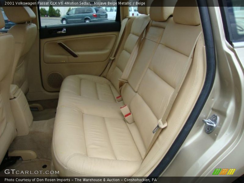 Mojave Beige Metallic / Beige 2001 Volkswagen Passat GLX V6 4Motion Sedan