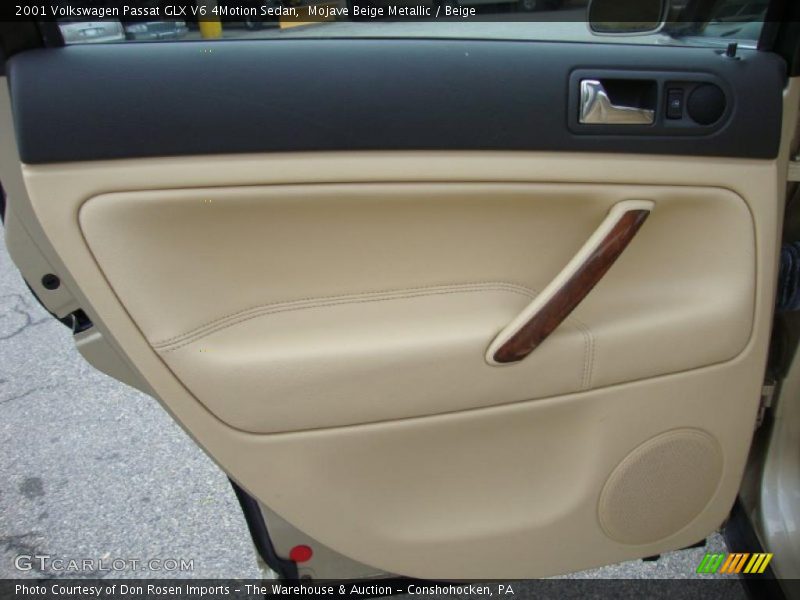 Mojave Beige Metallic / Beige 2001 Volkswagen Passat GLX V6 4Motion Sedan