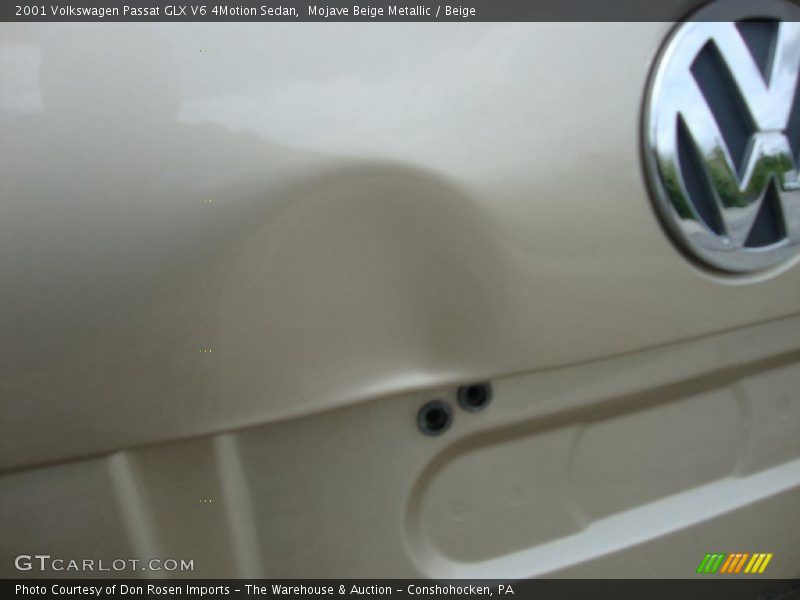Mojave Beige Metallic / Beige 2001 Volkswagen Passat GLX V6 4Motion Sedan