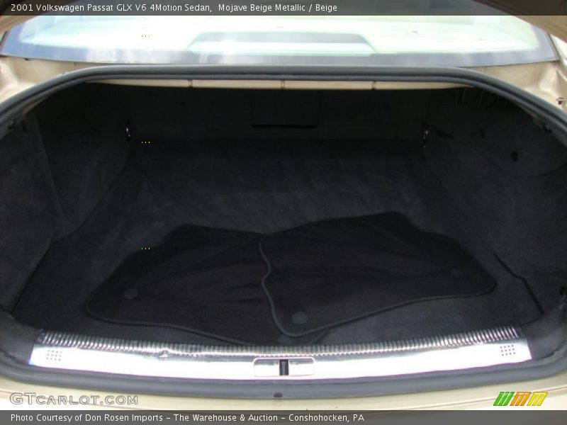 Mojave Beige Metallic / Beige 2001 Volkswagen Passat GLX V6 4Motion Sedan