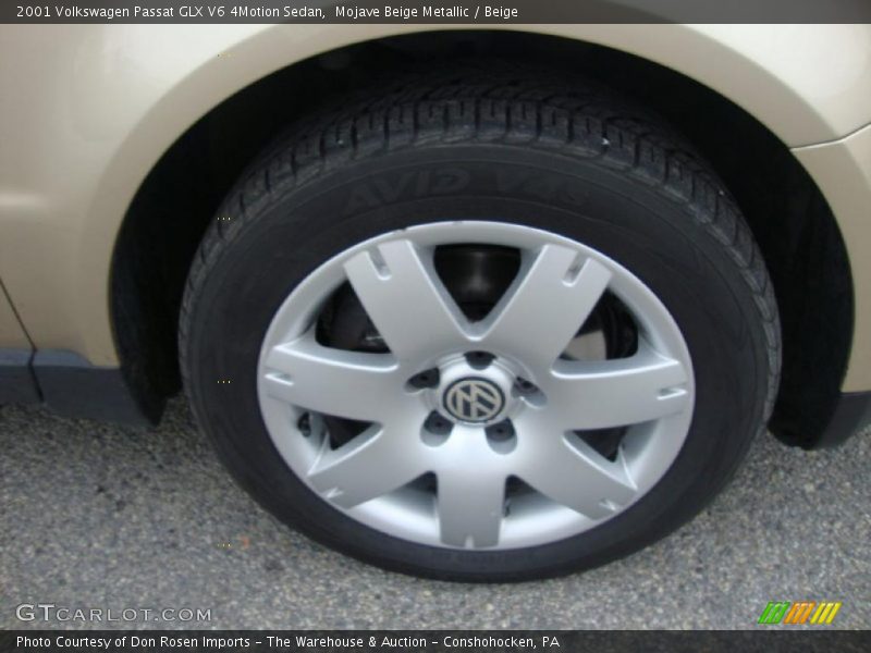 Mojave Beige Metallic / Beige 2001 Volkswagen Passat GLX V6 4Motion Sedan