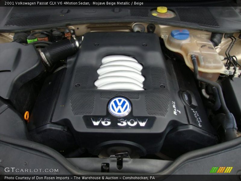 Mojave Beige Metallic / Beige 2001 Volkswagen Passat GLX V6 4Motion Sedan