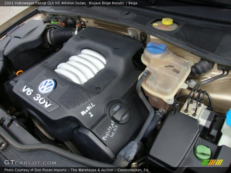 Mojave Beige Metallic / Beige 2001 Volkswagen Passat GLX V6 4Motion Sedan