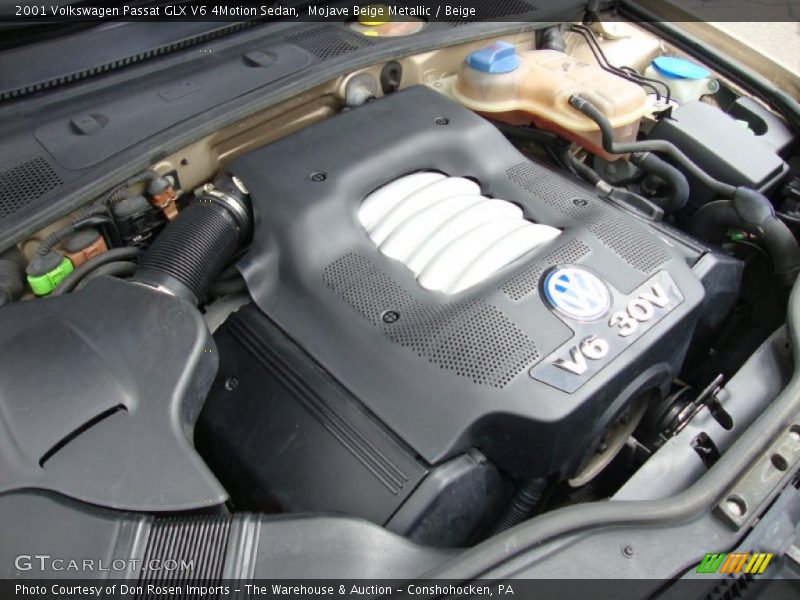 Mojave Beige Metallic / Beige 2001 Volkswagen Passat GLX V6 4Motion Sedan