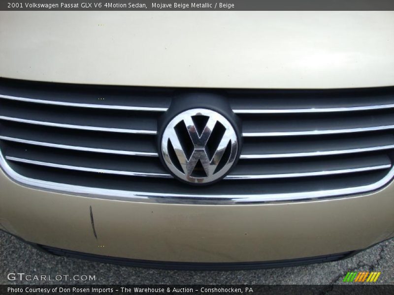 Mojave Beige Metallic / Beige 2001 Volkswagen Passat GLX V6 4Motion Sedan