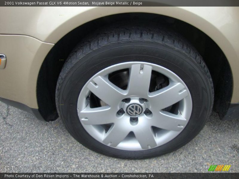Mojave Beige Metallic / Beige 2001 Volkswagen Passat GLX V6 4Motion Sedan