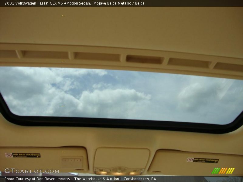 Mojave Beige Metallic / Beige 2001 Volkswagen Passat GLX V6 4Motion Sedan