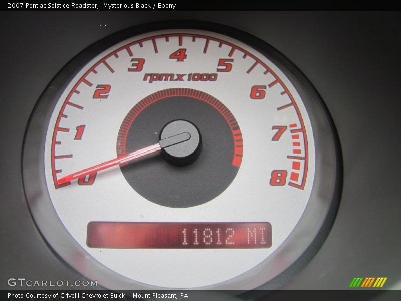 Mysterious Black / Ebony 2007 Pontiac Solstice Roadster