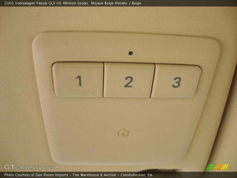Mojave Beige Metallic / Beige 2001 Volkswagen Passat GLX V6 4Motion Sedan