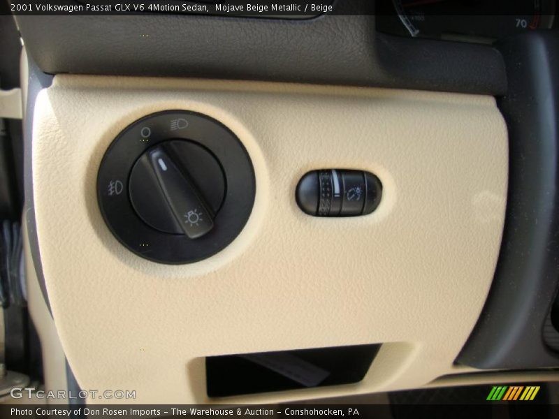 Mojave Beige Metallic / Beige 2001 Volkswagen Passat GLX V6 4Motion Sedan