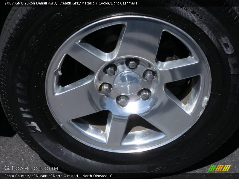 Stealth Gray Metallic / Cocoa/Light Cashmere 2007 GMC Yukon Denali AWD
