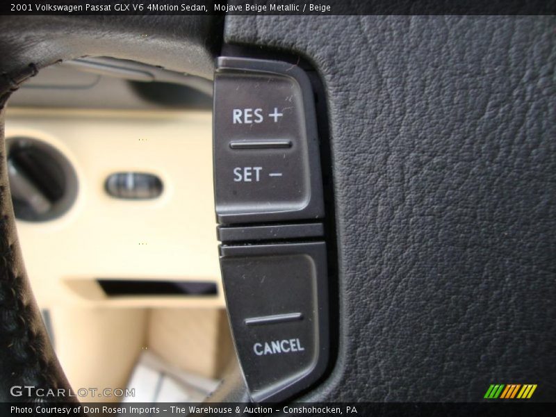 Mojave Beige Metallic / Beige 2001 Volkswagen Passat GLX V6 4Motion Sedan