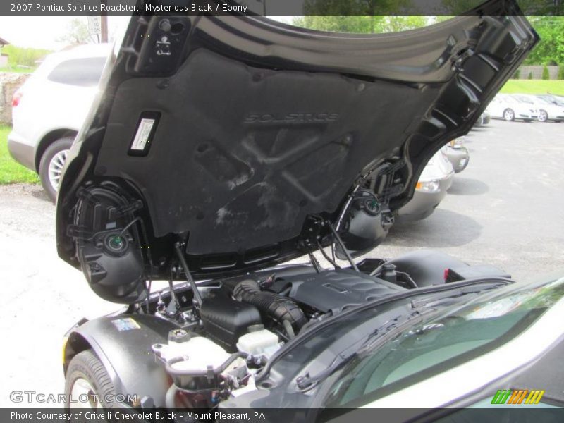 Mysterious Black / Ebony 2007 Pontiac Solstice Roadster