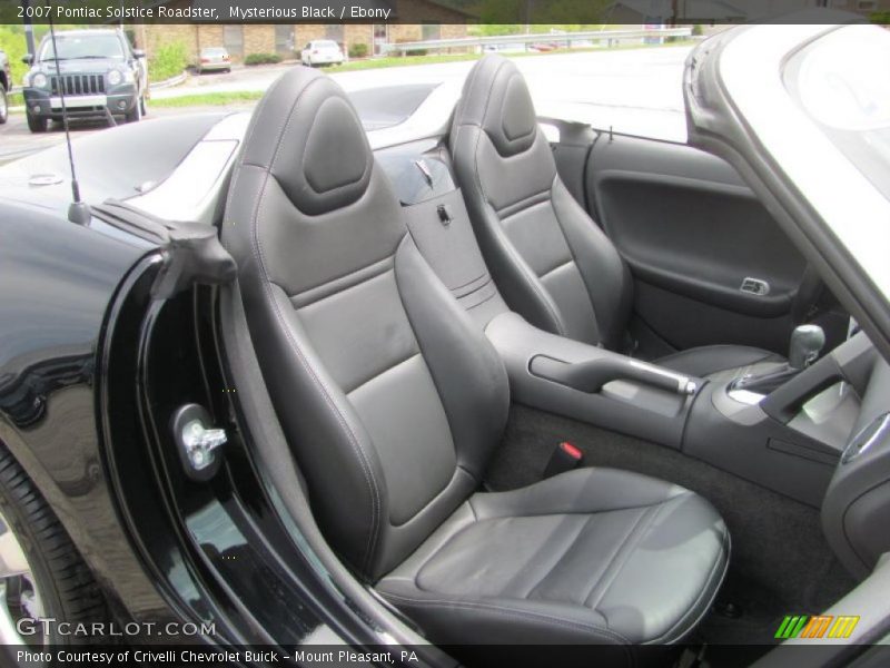 Mysterious Black / Ebony 2007 Pontiac Solstice Roadster