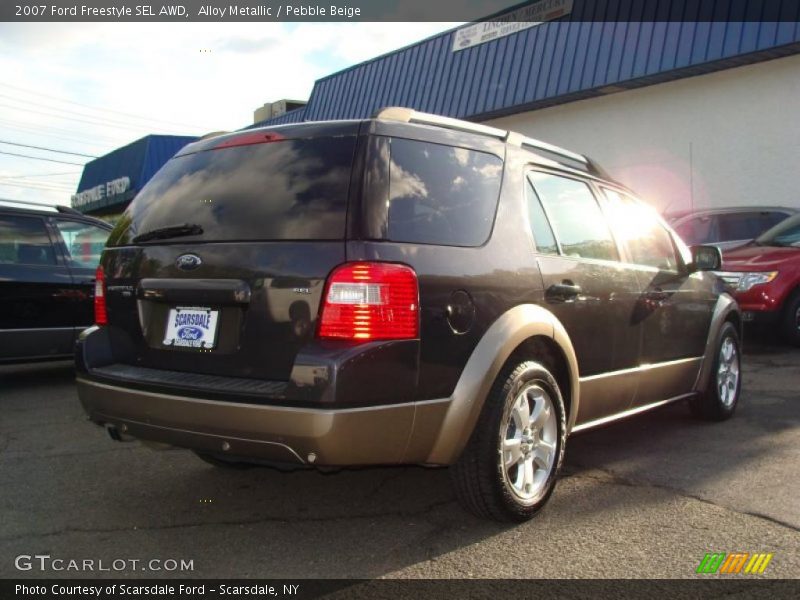 Alloy Metallic / Pebble Beige 2007 Ford Freestyle SEL AWD