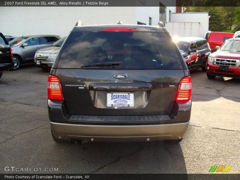 Alloy Metallic / Pebble Beige 2007 Ford Freestyle SEL AWD