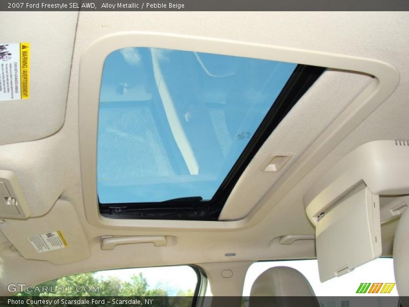 Alloy Metallic / Pebble Beige 2007 Ford Freestyle SEL AWD